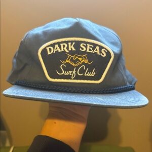 Dark Seas Blue Rope-Trim Surf Club Cap